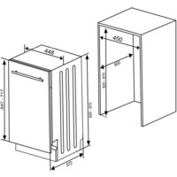 Встраиваемая посудомоечная машина Kluge KVD4511P - Изображение №5 — Chaika Market