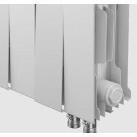 Биметаллический радиатор Royal Thermo PianoForte 300 Silver Satin (8 секций) нижнее подключение - Изображение №3 — Chaika Market