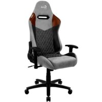 Игровое (геймерское) кресло AeroCool Duke Tan Grey (черный/серый) - Изображение №4 — Chaika Market