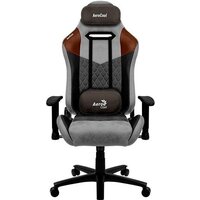 Игровое (геймерское) кресло AeroCool Duke Tan Grey (черный/серый) — Chaika Market