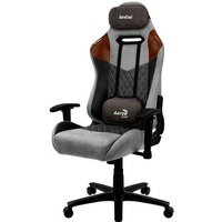 Игровое (геймерское) кресло AeroCool Duke Tan Grey (черный/серый) - Изображение №2 — Chaika Market