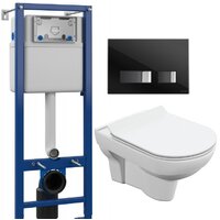 Унитаз подвесной Cersanit City New Clean On + S-IN-MZ-VECTOR + P-BU-MOV/Blg/Gl — Chaika Market