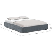 Кровать Moon Family 1260 MF011333 120x200 - Изображение №10 — Chaika Market