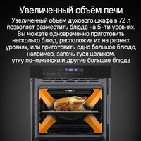 Электрический духовой шкаф MAUNFELD MEOR7216STFB - Изображение №19 — Chaika Market