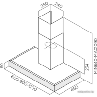 Кухонная вытяжка Elica Spot Plus IX/A/90 (PRF0097373) - Изображение №5 — Chaika Market