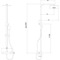 Душевая система  Abber Daheim AF8260GL (золото матовое) - Изображение №3 — Chaika Market