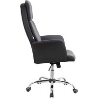 Офисное кресло King Style SHL-17 Harbor Fabric PU Chrome (темно-серый) - Изображение №3 — Chaika Market