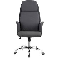 Офисное кресло King Style SHL-17 Harbor Fabric PU Chrome (темно-серый) - Изображение №2 — Chaika Market