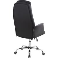 Офисное кресло King Style SHL-17 Harbor Fabric PU Chrome (темно-серый) - Изображение №4 — Chaika Market