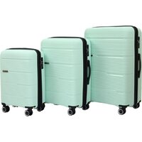 Комплект чемоданов Pride РР-203 (3шт, мятный) — Chaika Market