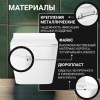 Унитаз подвесной Saniteco KW-9004W + TECE Kit 9400412 - Изображение №4 — Chaika Market