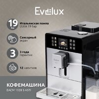Кофемашина Evelux EACM 1028 S Asti - Изображение №2 — Chaika Market