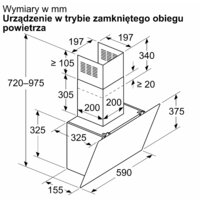 Кухонная вытяжка Bosch Serie 2 DWK65DK20 - Изображение №10 — Chaika Market