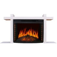 Каминокомплект Smolcom Tokio R L33/FS33 с Dioramic 33 LED FX (бьянко белый) — Chaika Market