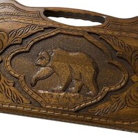 Шашки/нарды Haleyan Медведь kh021 - Изображение №4 — Chaika Market