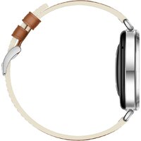 Умные часы Huawei Watch GT 6 41 мм (серебристый, с коричневым кожаным ремешком, международная версия) - Изображение №6 — Chaika Market