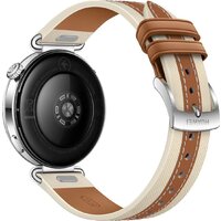 Умные часы Huawei Watch GT 6 41 мм (серебристый, с коричневым кожаным ремешком, международная версия) - Изображение №4 — Chaika Market