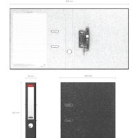 Папка-регистратор Erich Krause Basic 50 мм 70 (серый) - Изображение №4 — Chaika Market