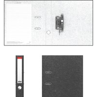 Папка-регистратор Erich Krause Basic 50 мм 70 (серый) - Изображение №2 — Chaika Market