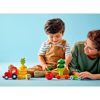 Конструктор LEGO Duplo 10982 Трактор для перевозки овощей и фруктов - Изображение №7 — Chaika Market