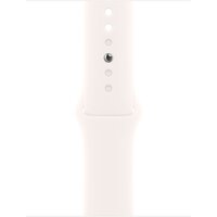 Умные часы Apple Watch Series 10 42 мм (алюминиевый корпус, розовое золото/легкие румяна, спортивный силиконовый ремешок S/M) - Изображение №3 — Chaika Market
