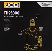 Бутылочный домкрат JCB TH930001 (30т) - Изображение №5 — Chaika Market