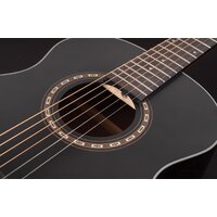 Акустическая гитара Washburn Apprentice G-Mini 5 (матовый черный) - Изображение №8 — Chaika Market