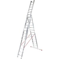 Лестница-стремянка Новая высота NV 523 трёхсекционная индустриальная 3x7 ступеней - Изображение №2 — Chaika Market