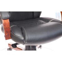 Офисное кресло Бюрократ T-9923WALNUT (черный) - Изображение №12 — Chaika Market