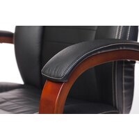 Офисное кресло Бюрократ T-9923WALNUT (черный) - Изображение №7 — Chaika Market