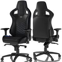 Игровое (геймерское) кресло Noblechairs Epic (черный/синий) - Изображение №4 — Chaika Market