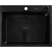 Кухонная мойка Roxen Snake 560220-60-BS PVD графит/текстурная поверхность (с коландером и дозатором) - Изображение №8 — Chaika Market