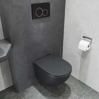 Унитаз подвесной Lauter Sulzdorf с микролифтом и кнопкой смыва 219704E (белый/черный) - Изображение №21 — Chaika Market