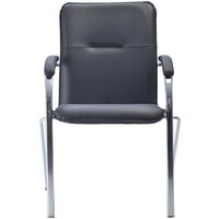 Офисный стул Helmi Самба М HL-F04 344607 (металл хром/экокожа/черный BOX2) - Изображение №3 — Chaika Market