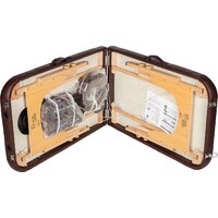 Массажный стол Atlas Sport складной 2-с 60 см деревянный (коричневый) - Изображение №9 — Chaika Market