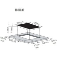 Варочная панель ZorG INO31 black - Изображение №2 — Chaika Market