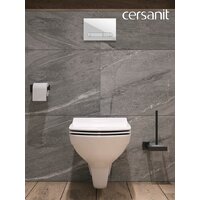 Унитаз подвесной Cersanit Carina New Clean On с инстал.Link Pro (с кнопкой Estetica 64109 белый) - Изображение №14 — Chaika Market