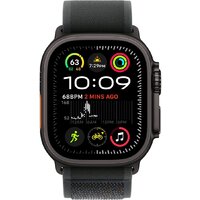 Умные часы Apple Watch Ultra 2 LTE 49 мм (титановый корпус, черный/черный, нейлоновый ремешок M/L) - Изображение №2 — Chaika Market