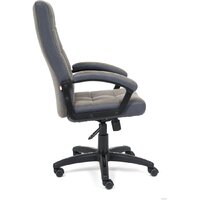 Офисное кресло TetChair Trendy (флок/ткань, серый) - Изображение №3 — Chaika Market