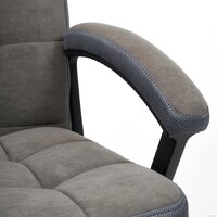 Офисное кресло TetChair Trendy (флок/ткань, серый) - Изображение №9 — Chaika Market