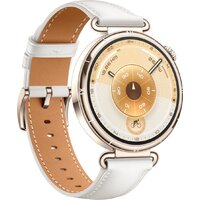 Умные часы Huawei Watch GT 6 41 мм (золотистый, с белым кожаным ремешком, международная версия) - Изображение №3 — Chaika Market