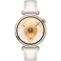 Умные часы Huawei Watch GT 6 41 мм (золотистый, с белым кожаным ремешком, международная версия) - Изображение №2 — Chaika Market