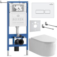 Унитаз подвесной Roxen StounFix Dual Fresh 968203 - Изображение №2 — Chaika Market