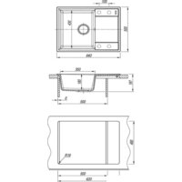 Кухонная мойка Lemark Imandra 9910020 (бежевый) - Изображение №3 — Chaika Market