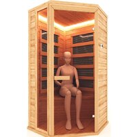 Инфракрасная сауна Шингарёв и Ко Угловая 1-местная - Изображение №5 — Chaika Market