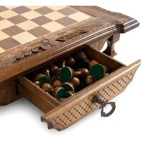 Шахматы Haleyan kh101 (в ларце с ящиками) - Изображение №4 — Chaika Market