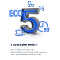 Отдельностоящая посудомоечная машина MAUNFELD MWF12S - Изображение №23 — Chaika Market