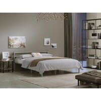 Кровать Домаклево Лофт 160x200 (серый) - Изображение №4 — Chaika Market