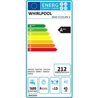 Встраиваемая посудомоечная машина Whirlpool WSIO 3T125 6PE X - Изображение №4 — Chaika Market