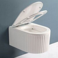 Унитаз подвесной Roxen Royal Matt в комплекте с инсталляцией StounFix Dual Fresh 6 в 1 968290 (кнопка: оружейная сталь) - Изображение №8 — Chaika Market